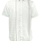 Stripe Men Shirt - Short Sleeve - Beige