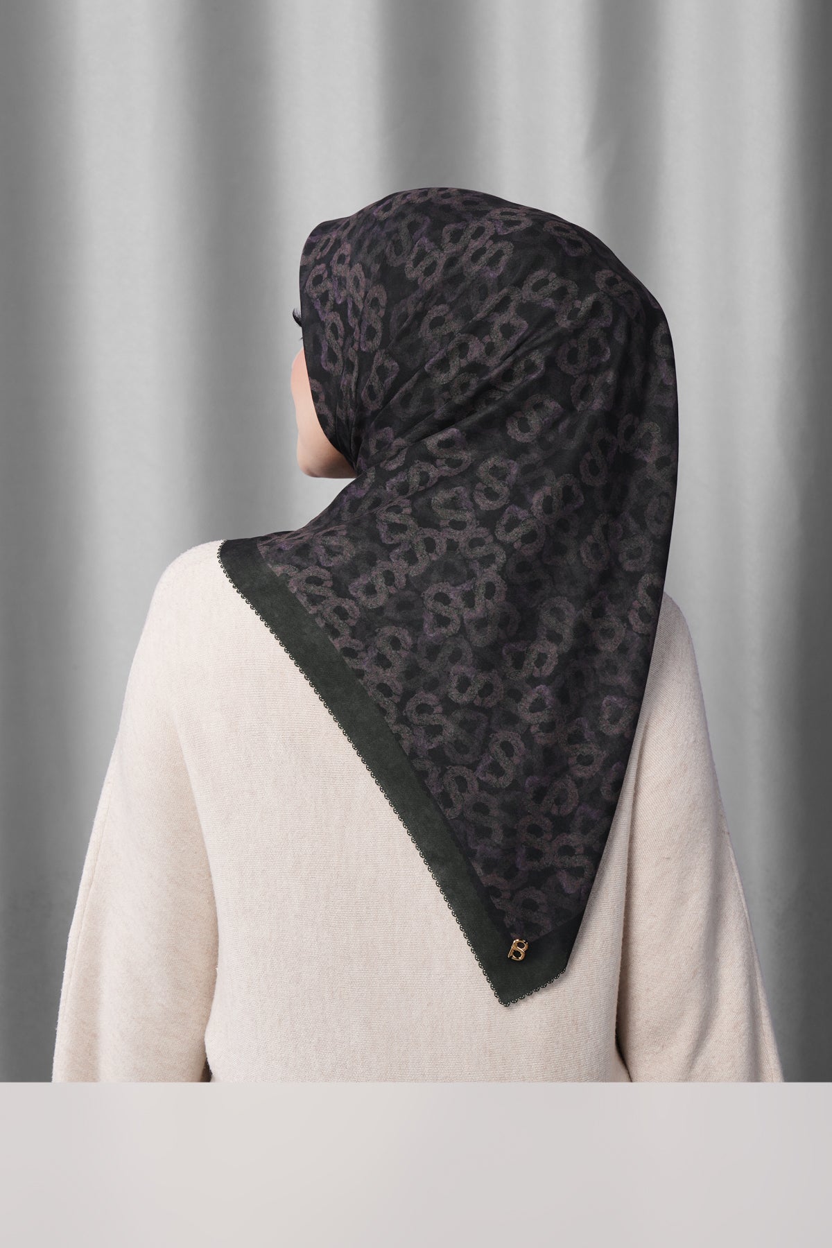 Samla de Fleur Square - Black