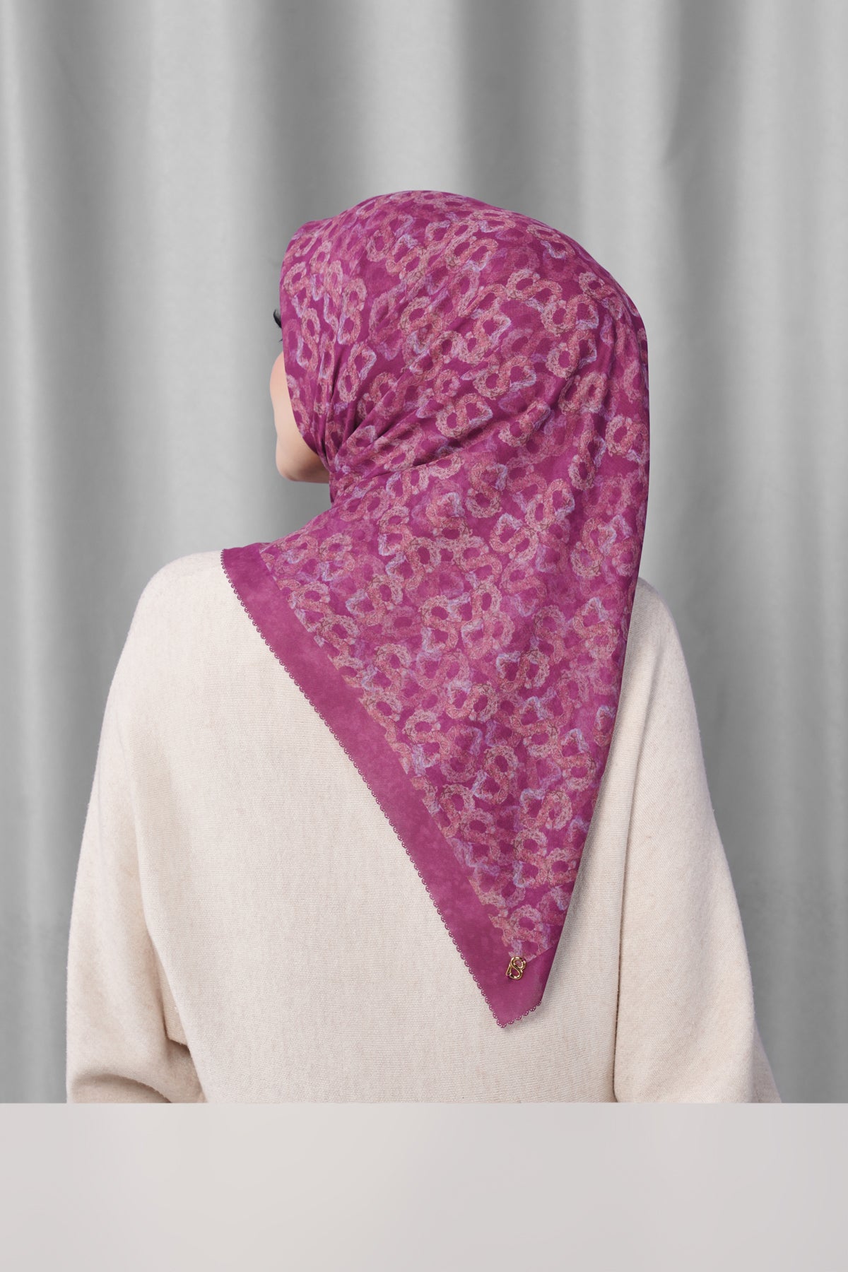 Samla de Fleur Square - Boysenberry