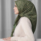 Samla de Fleur Square - Deep Olive