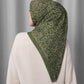 Samla de Fleur Square - Deep Olive