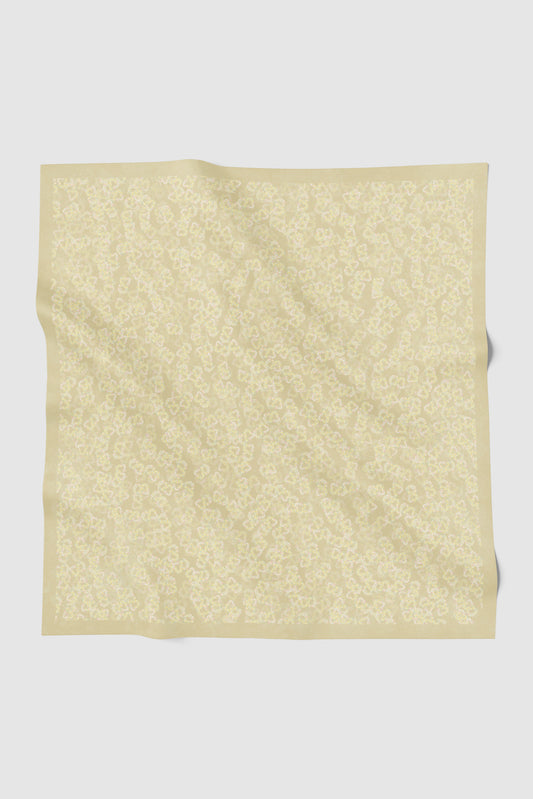 Samla de Fleur Square - Pale Khaki