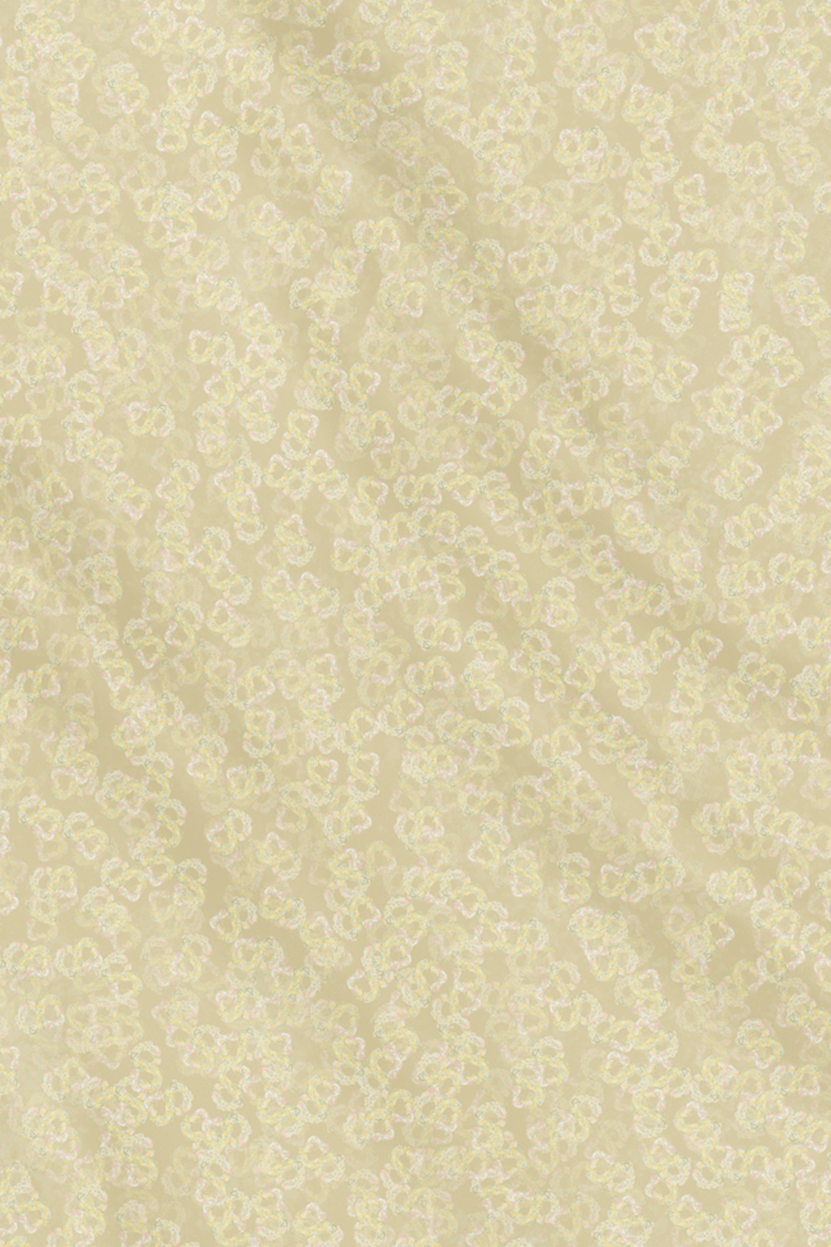 Samla de Fleur Square - Pale Khaki