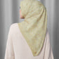 Samla de Fleur Square - Pale Khaki