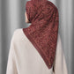 Samla de Fleur Square - Red Mahogany
