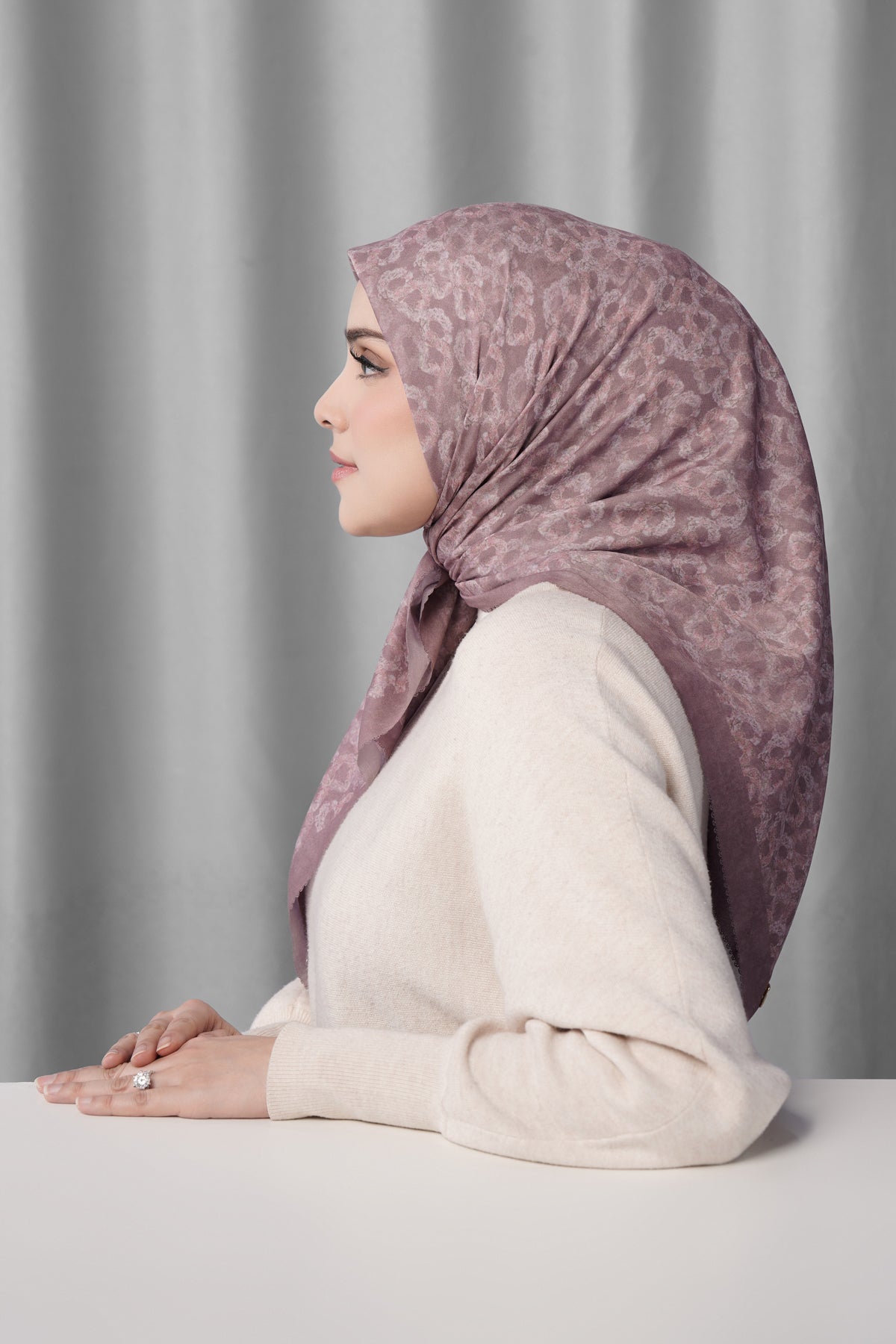 Samla de Fleur Square - Twilight Mauve