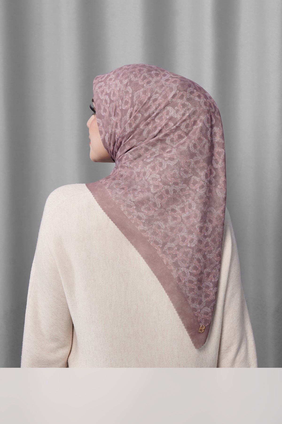 Samla de Fleur Square - Twilight Mauve