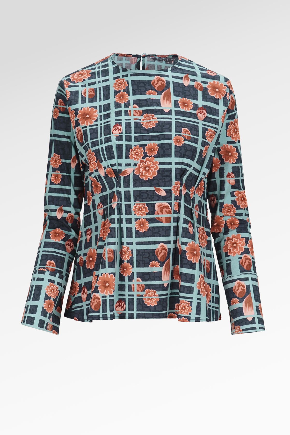 Selena Blouse - Navy Peony