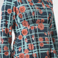 Selena Blouse - Navy Peony