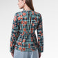 Selena Blouse - Navy Peony