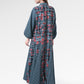 Selena Godet Shirt Dress - Navy Peony