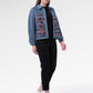 Selena Jacket - Navy Peony