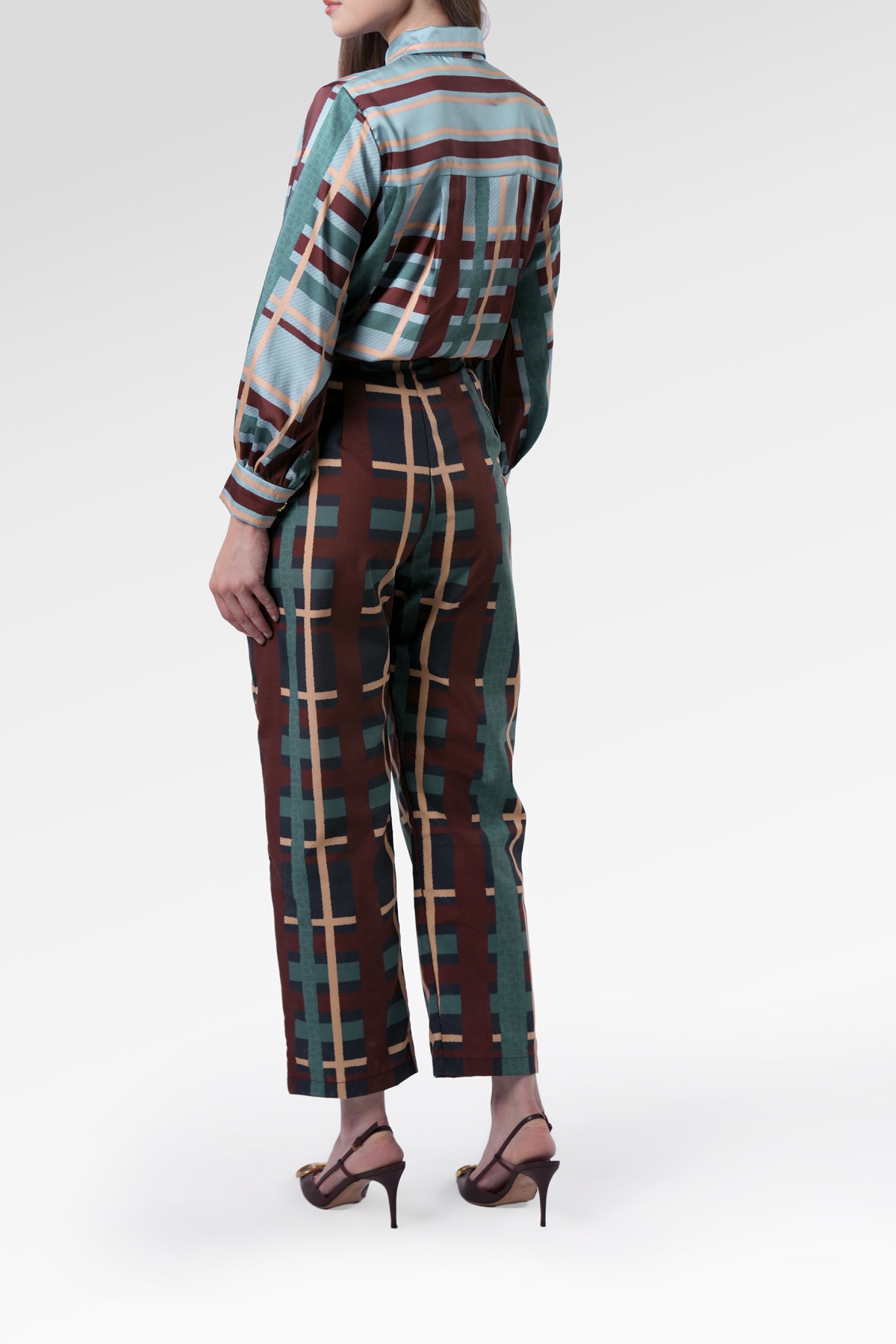 Selena Pants - Navy Peony