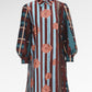 Selena Tunic Shirt - Navy Peony