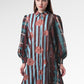 Selena Tunic Shirt - Navy Peony