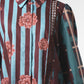 Selena Tunic Shirt - Navy Peony