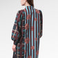 Selena Tunic Shirt - Navy Peony