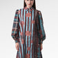 Selena Tunic Shirt - Navy Peony
