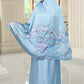 Shamara Prayer Robe - Cerulean