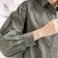 Shirt With Embroidery - Taupe