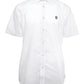 Signature Men Poplin Shirt Short Sleeve - White