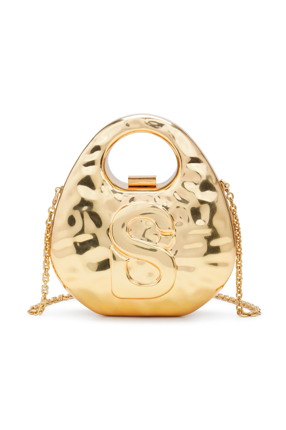 9651158024504-Signature Metal Bag - Gold