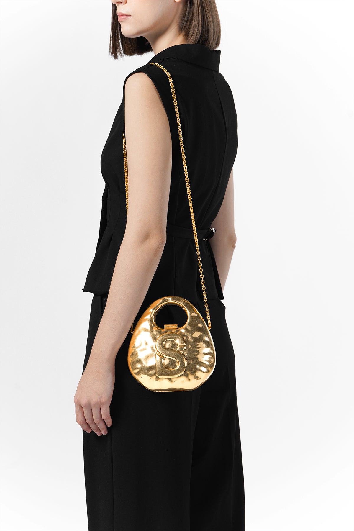 Signature Metal Bag - Gold