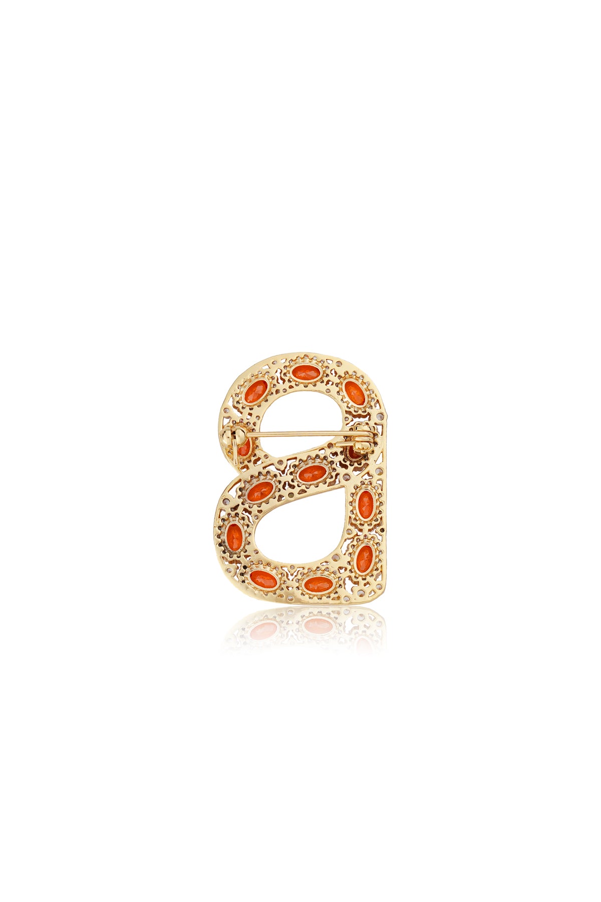 Signature Royal Brooch - Amber