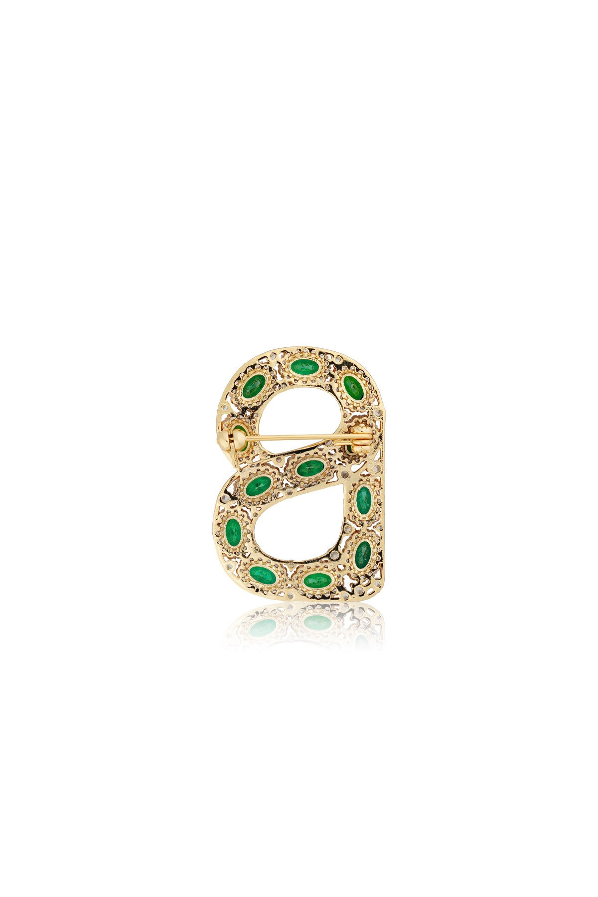 Signature Royal Brooch - Emerald