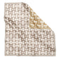 Silk Jacquard Square - Webbing Taupe & Gold