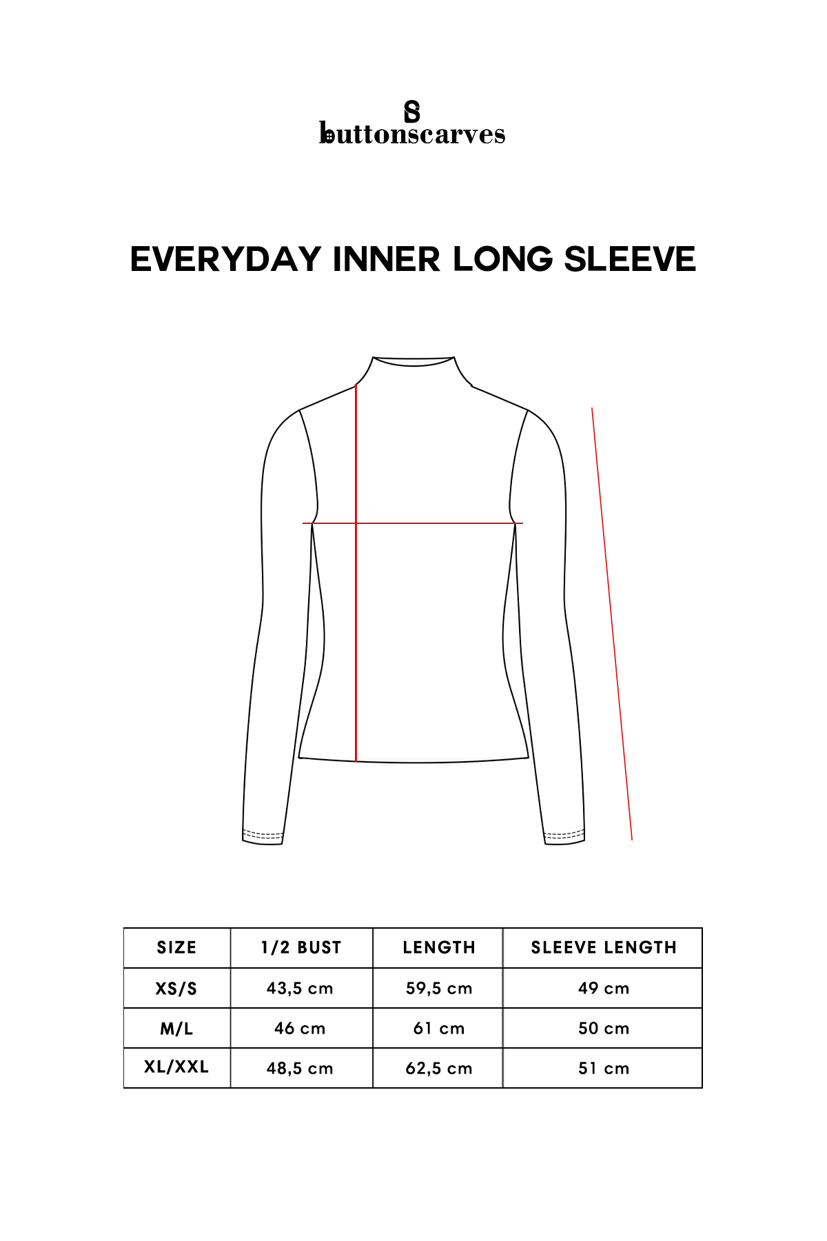 Everyday Inner Long Sleeves - Wood Ash