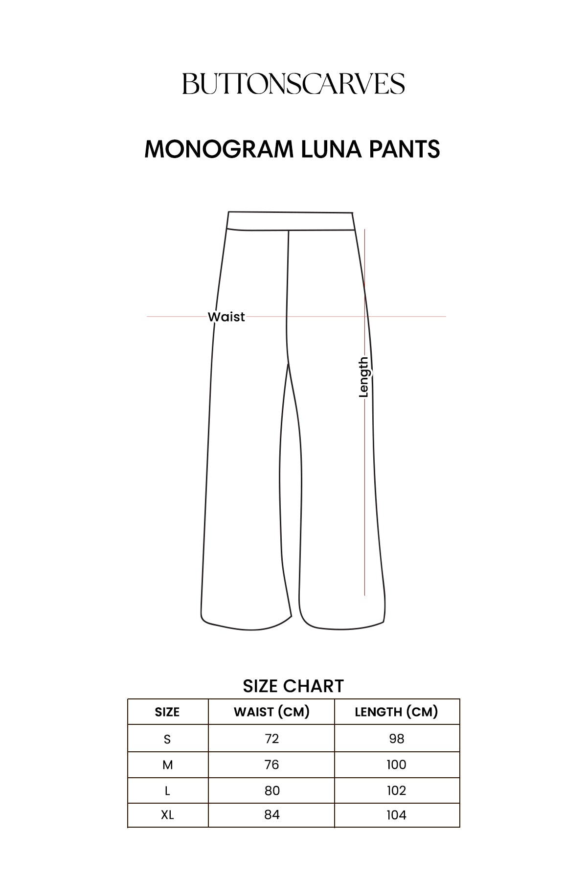 Monogram Luna Pants - Ivory