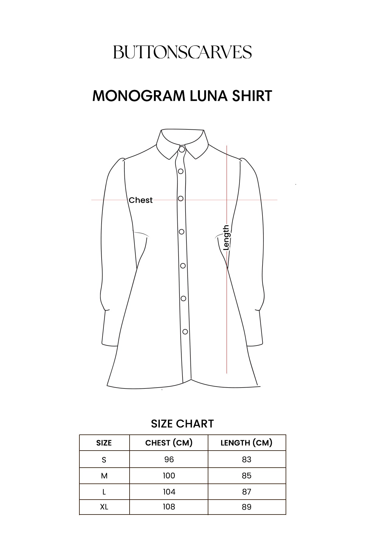 Monogram Luna Shirt - Ivory