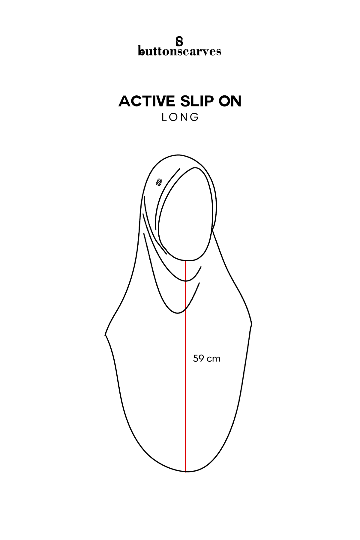 Active Slip-On Long - Black