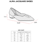 Alma Jacquard Shoes - Amber