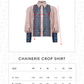 Chainerie Crop Shirt - Azurite