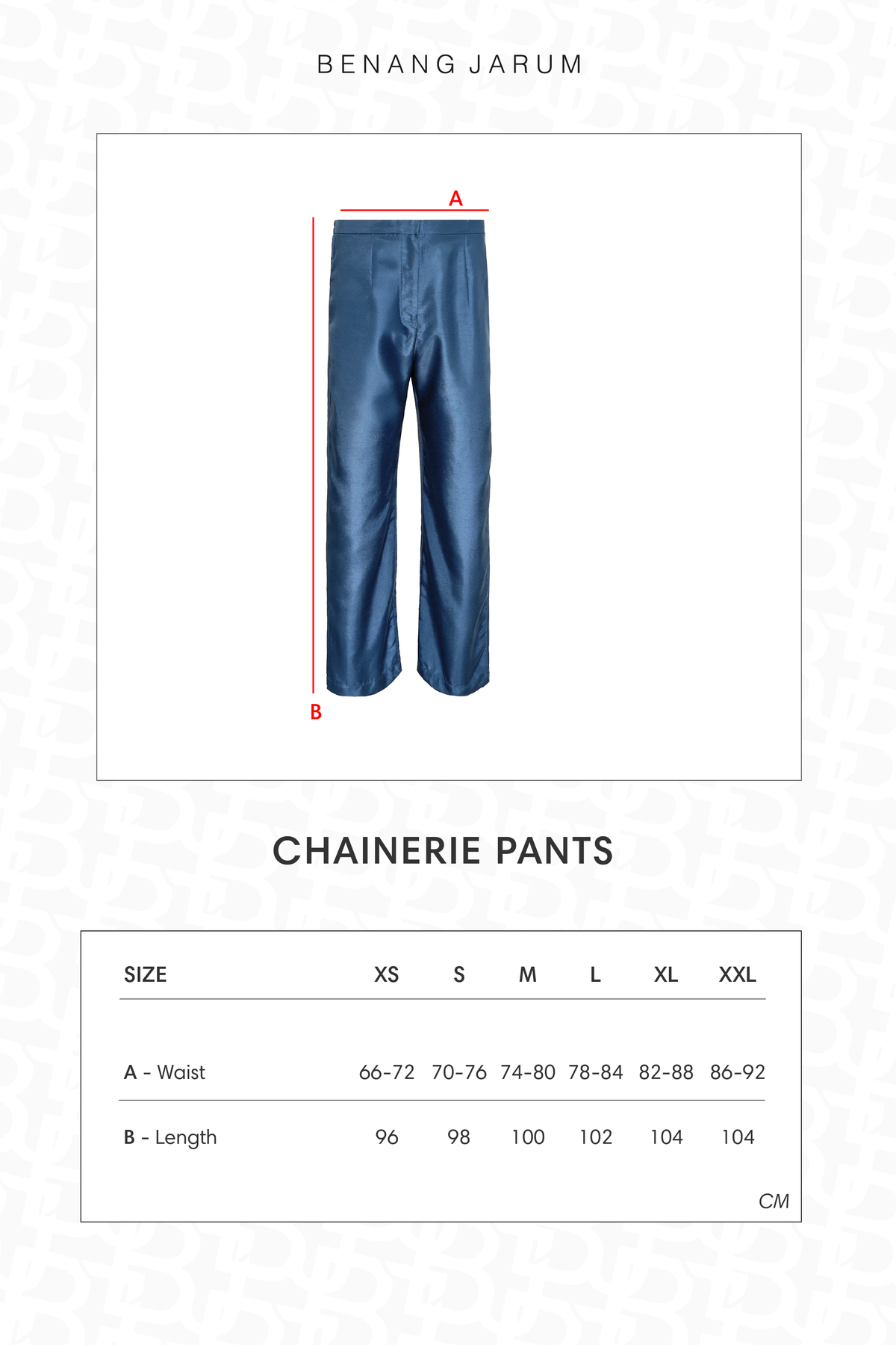 Chainerie Pants - Azurite