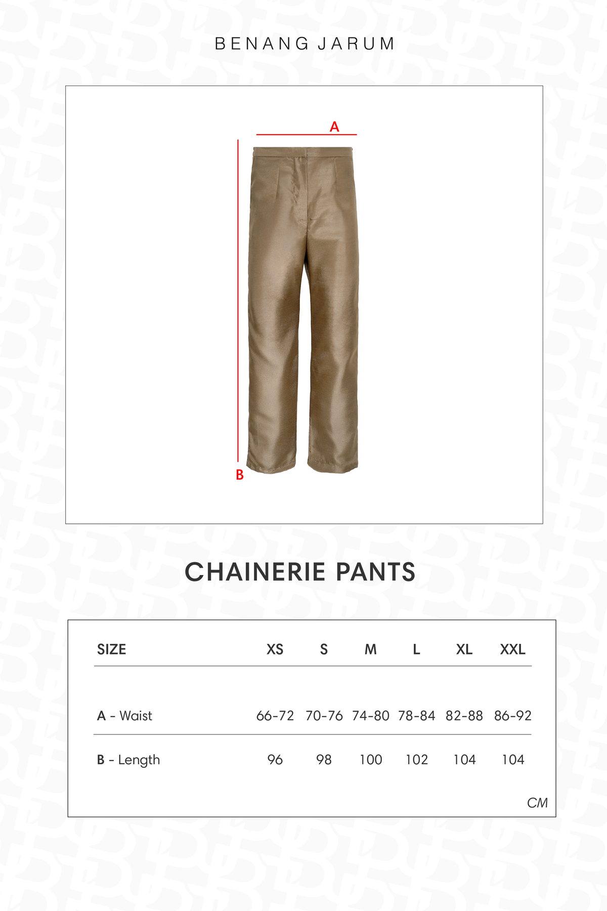 Chainerie Pants - Foxtrot