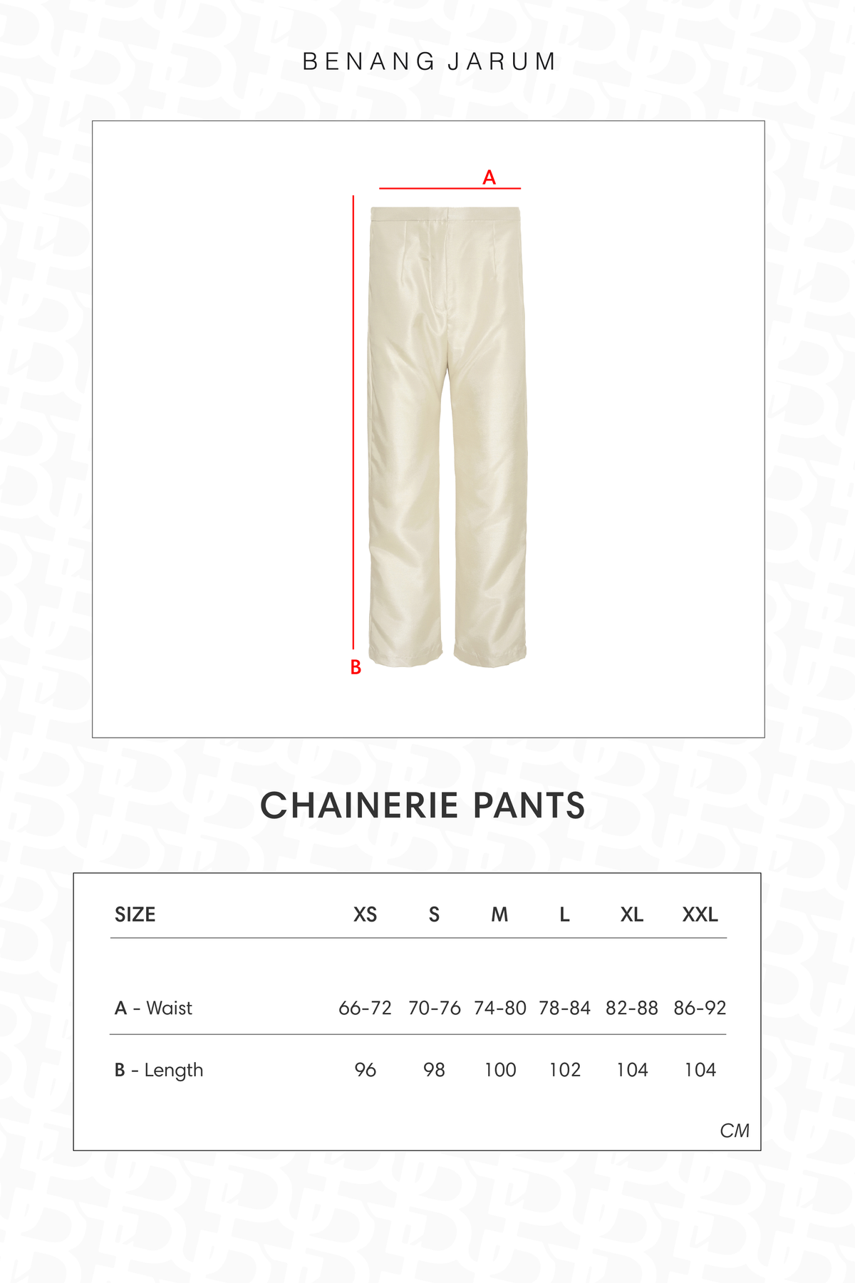 Chainerie Pants - Zircon