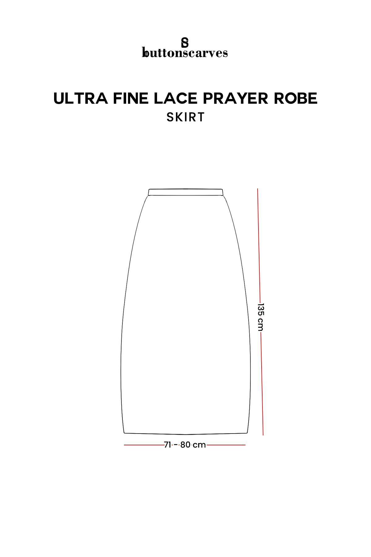 Ultra Fine Lace Prayer Robe - Black