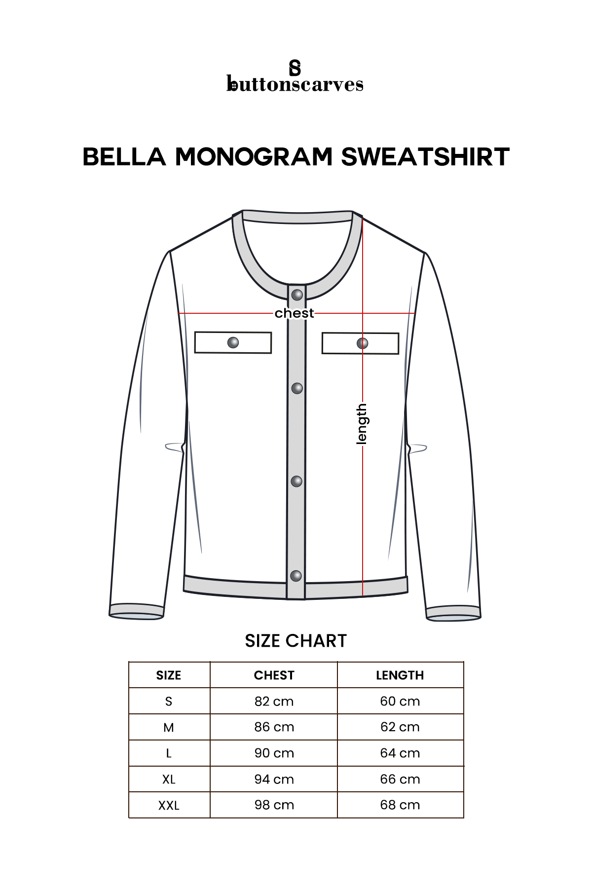 Bella Monogram Sweatshirt - Blue