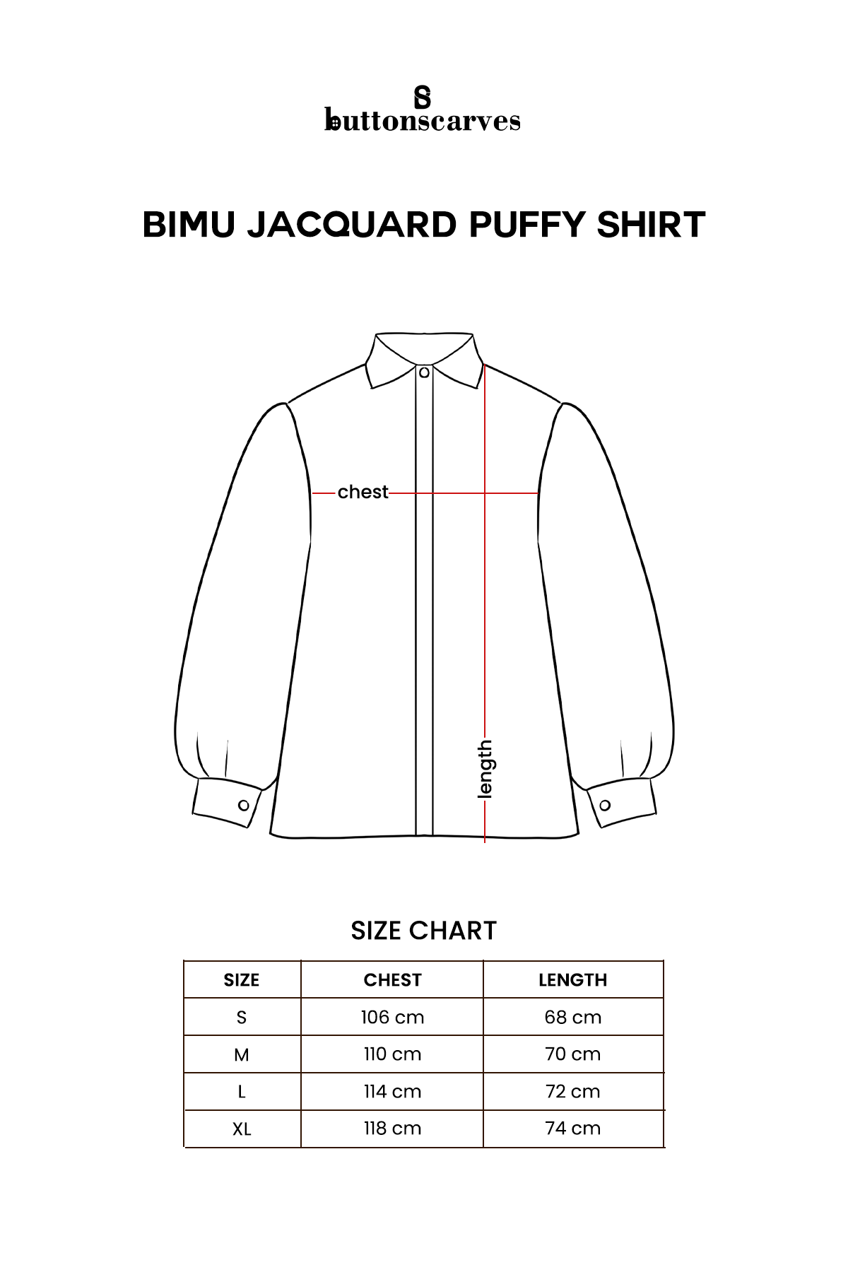 Bimu Jacquard Puffy Shirt - Blue
