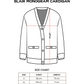 Blair Monogram Cardigan - Black