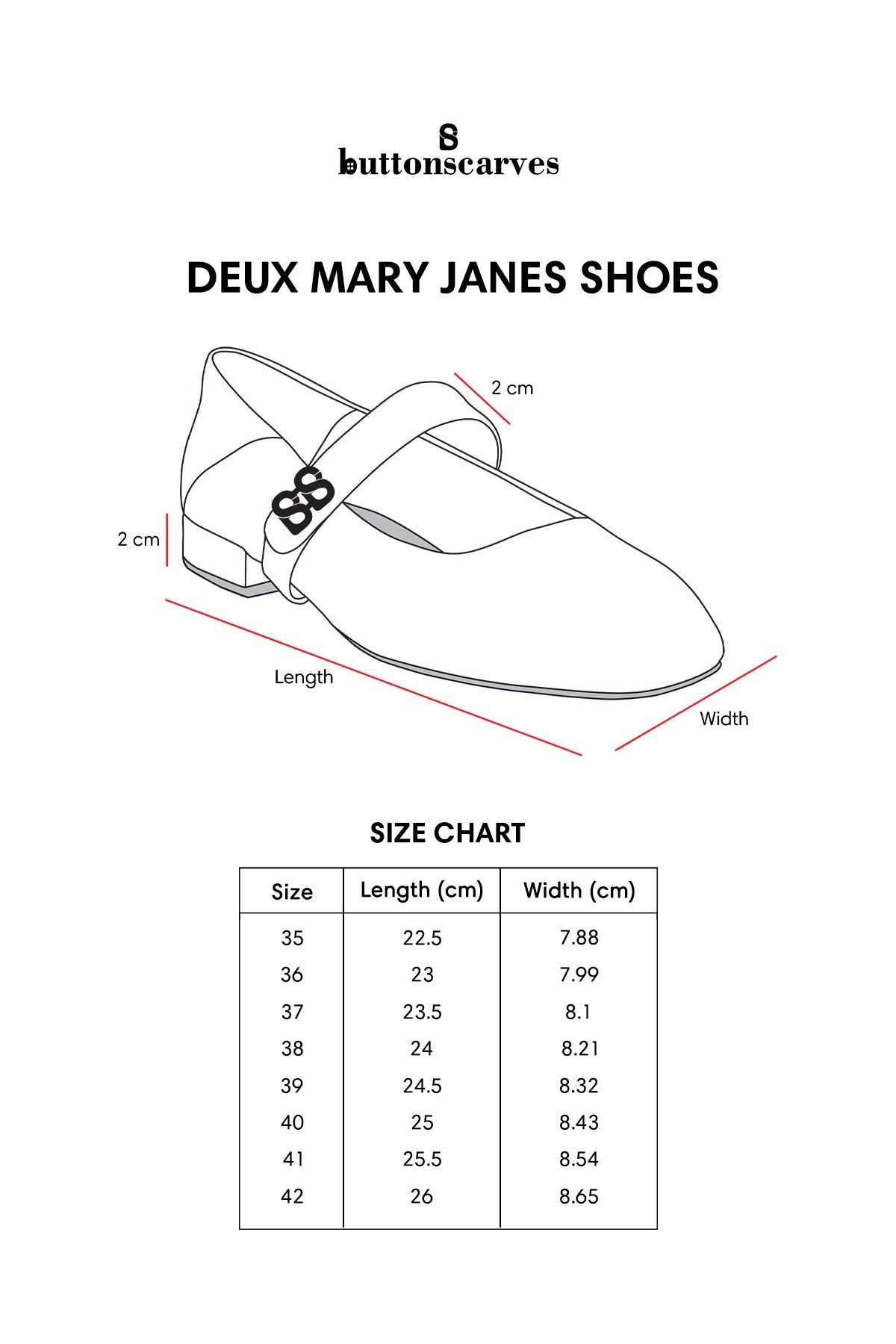 Deux Mary Janes - Beige