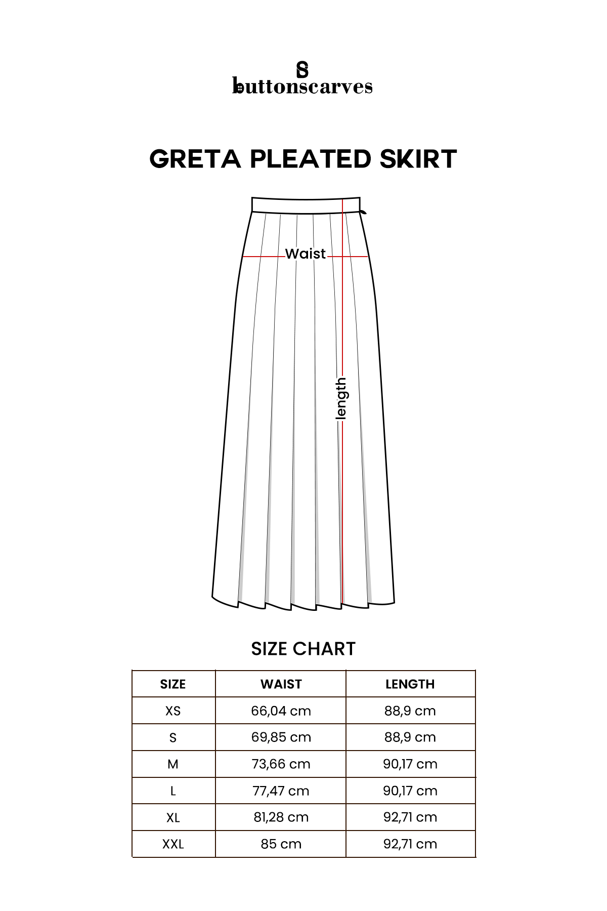 Greta Pleated Skirt - Mocha