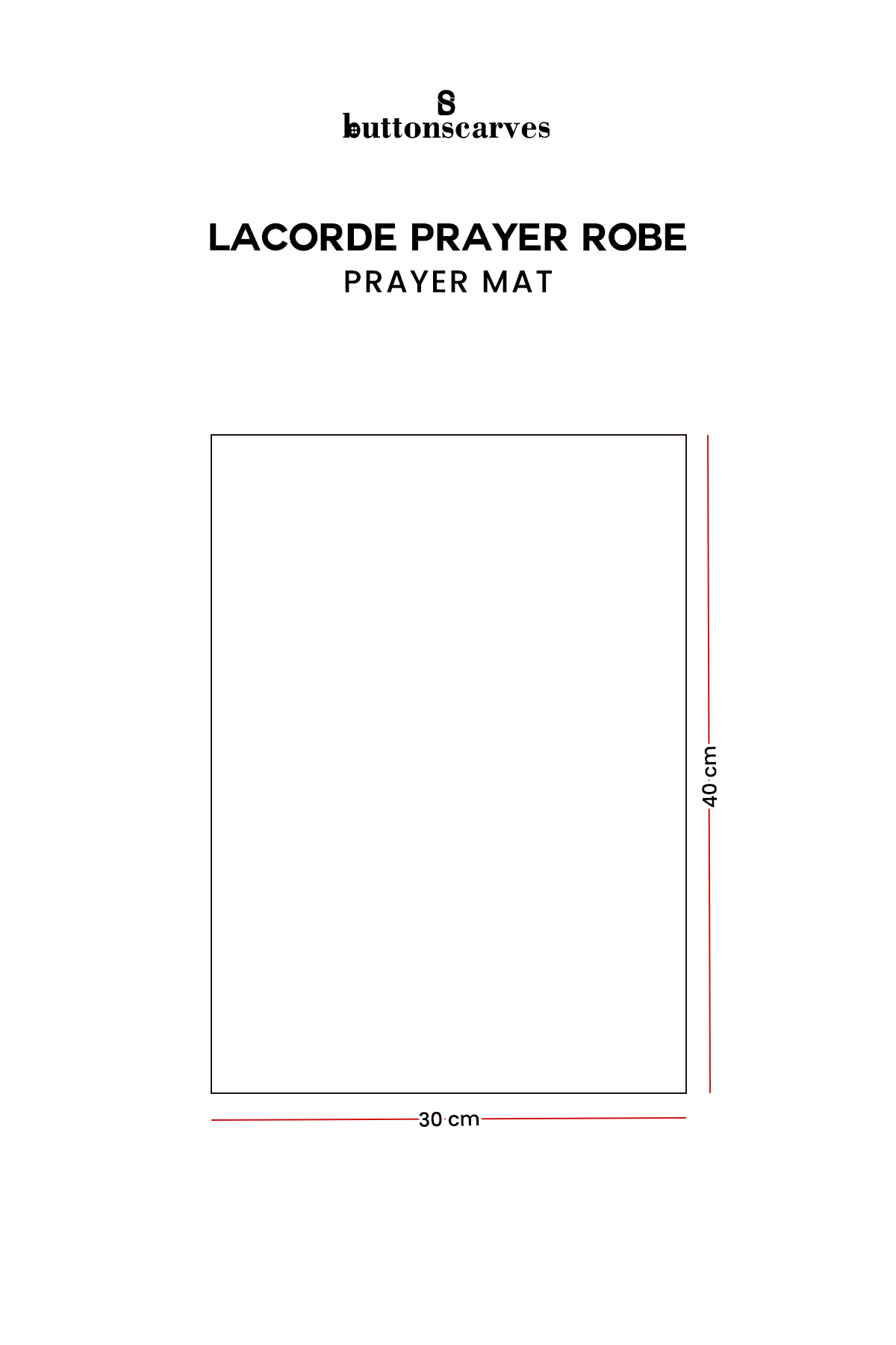 Lacorde Prayer Robe - Blue