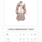 Liora Embroidery Tunic - White - S
