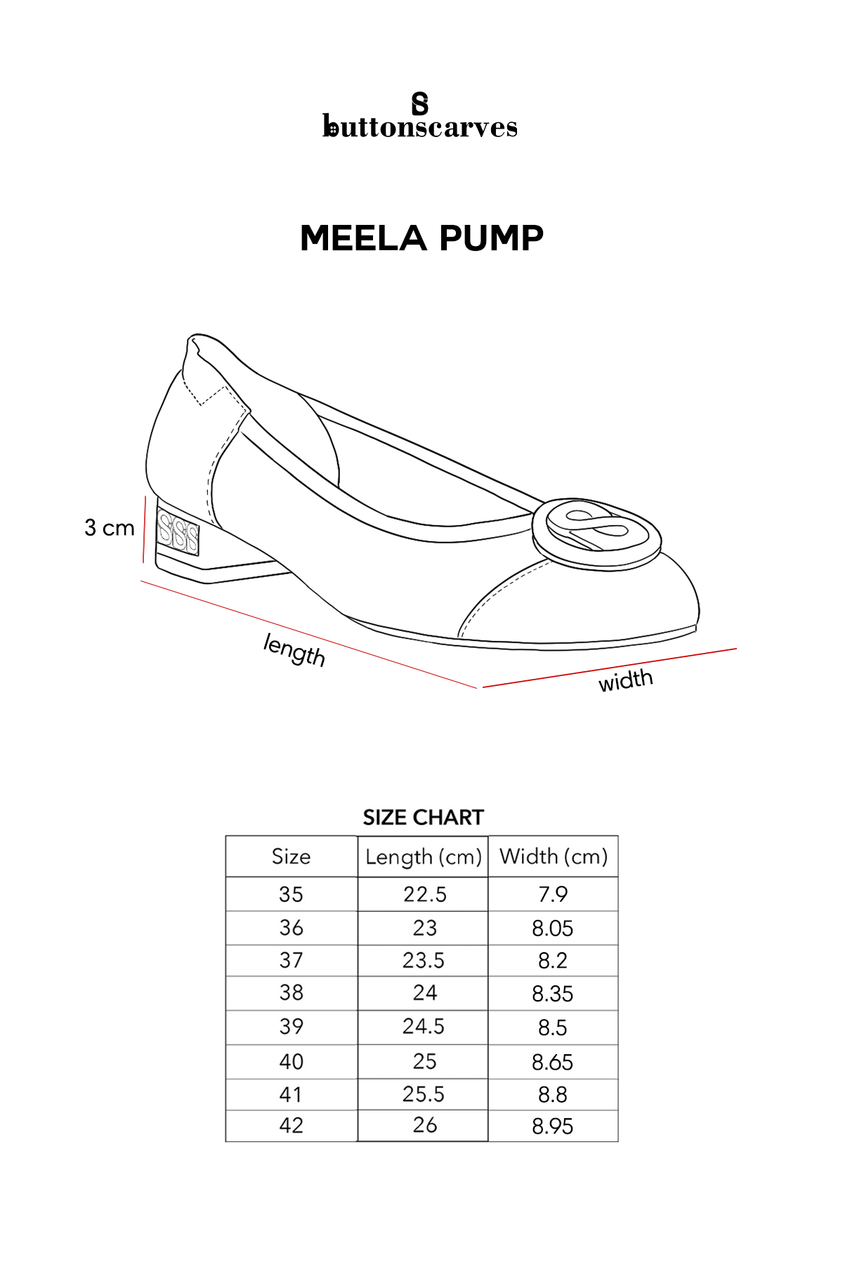 Meela Pump - Broken White