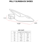 Milly Slingback Shoes - Ecru