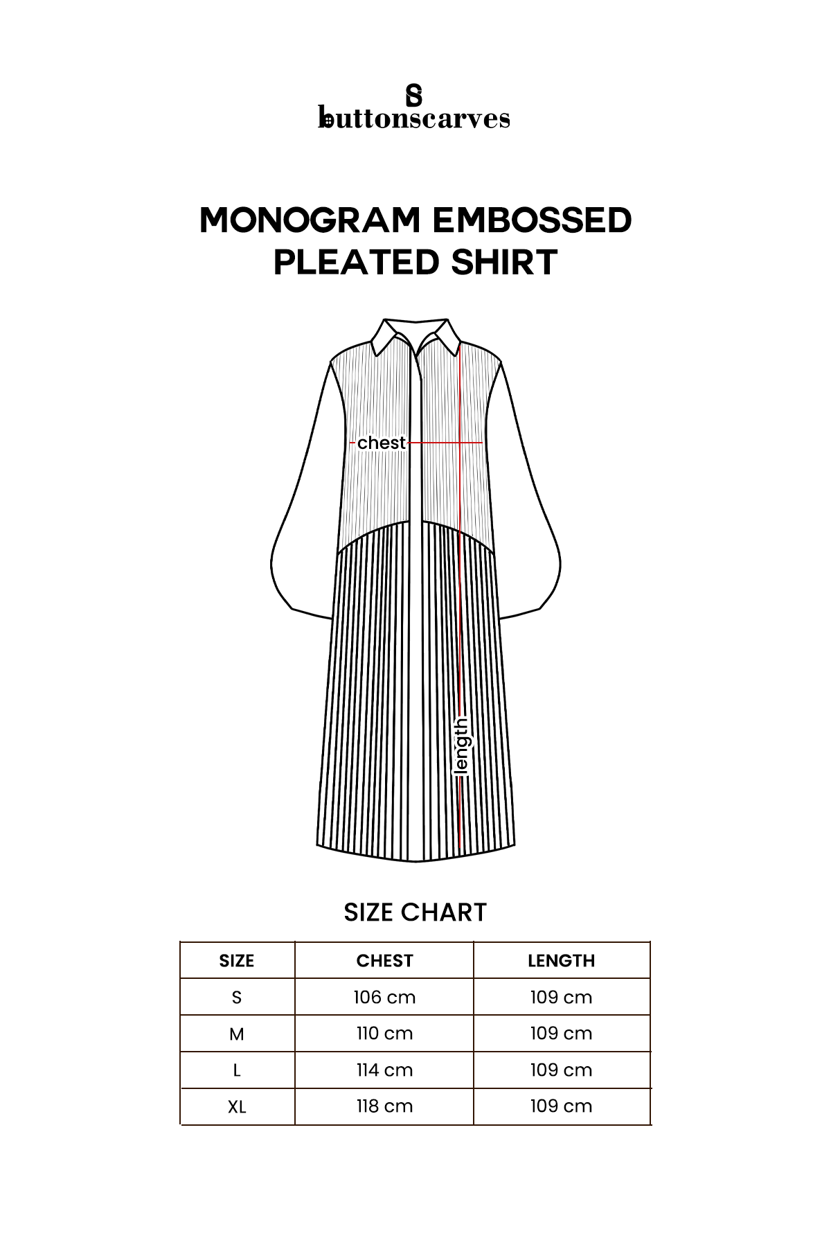 Monogram Embossed Pleated Shirt - Lilac